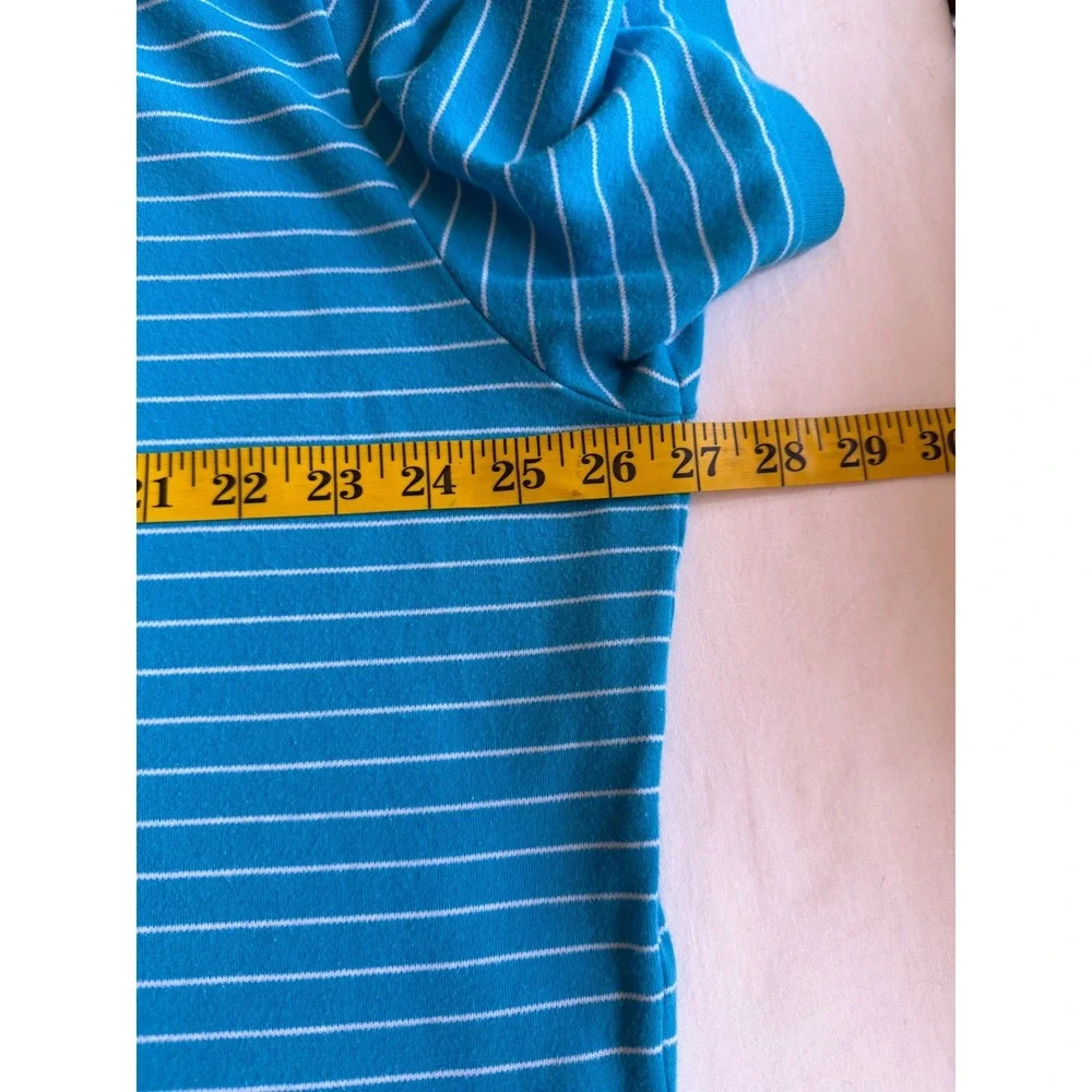 Polo Ralph Lauren Mens XL Blue White Striped Short Sleeve Cotton Polo Shirt